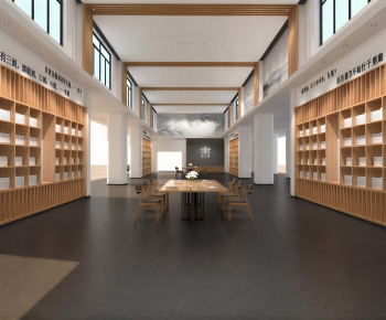 New Chinese Style Bookstore Book Bar-ID:192604063