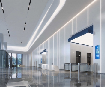 Modern Office Reception Desk-ID:512415898