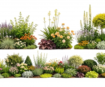 Modern Tree/shrub/grass-ID:931484944