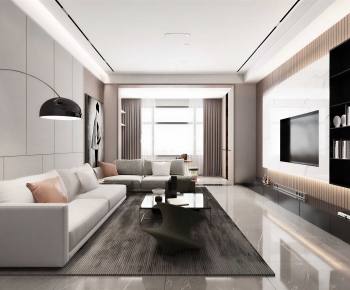 Modern A Living Room-ID:945477961