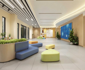 Modern Office Reception Desk-ID:462037098