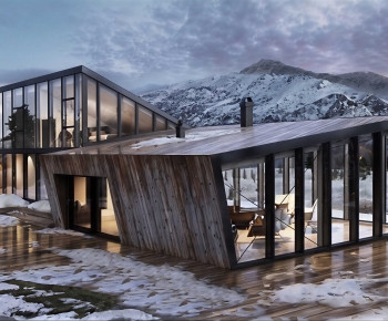 Modern Building Appearance-ID:119854936