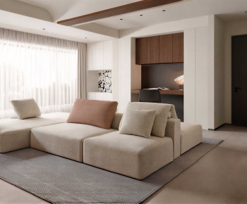 Modern A Living Room-ID:604135991