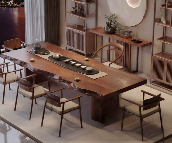 New Chinese Style Tea Tables And Chairs-ID:832736974