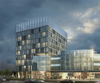 Modern Building Appearance-ID:877633092