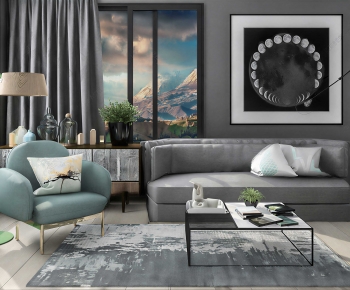 Modern Sofa Combination-ID:127835042