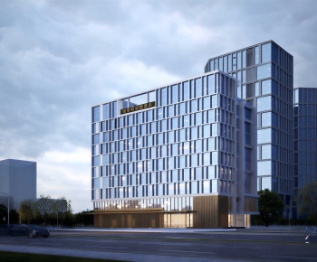 Modern Appearance Of Commercial Building-ID:703063016