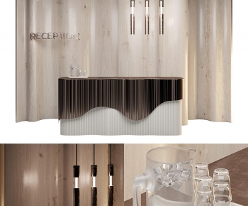 Modern Reception Desk-ID:484969612