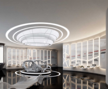 Modern Exhibition Hall-ID:870645051
