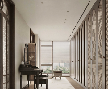 Modern Clothes Storage Area-ID:588712931