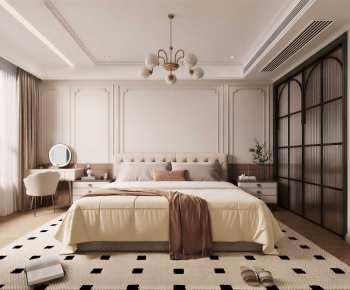 French Style Bedroom-ID:588222033