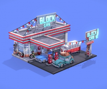Modern Cartoon House-ID:270685916