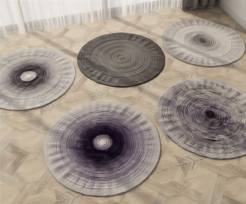 Modern Circular Carpet-ID:189763075