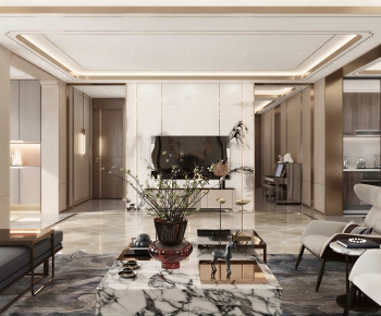 Modern A Living Room-ID:967220079