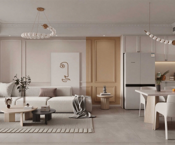 Modern A Living Room-ID:882261042