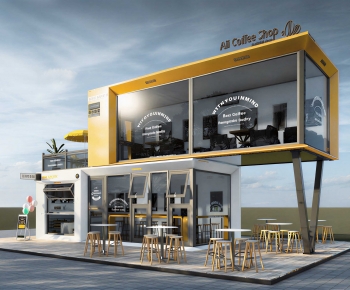Modern Building Appearance-ID:216507911