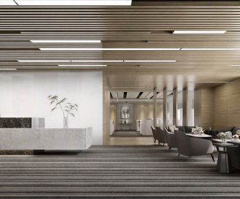 Modern Office Reception Desk-ID:199060924