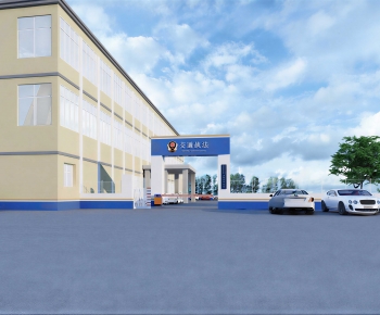 Modern Building Appearance-ID:977897884