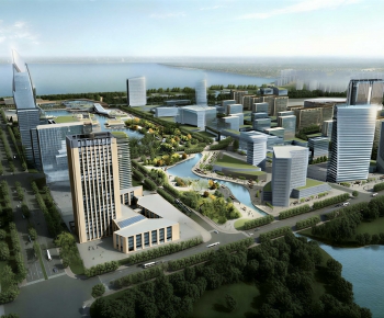 Modern Appearance Of Commercial Building-ID:238224036