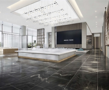 Modern Real Estate Sales Office-ID:795562031