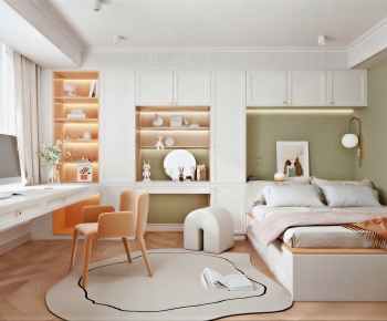 Nordic Style Bedroom-ID:657244926