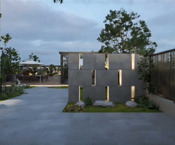 New Chinese Style Courtyard/landscape-ID:258693938