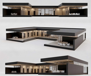 New Chinese Style Building Appearance-ID:324480528