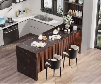 Modern Dining Table And Chairs-ID:434443004