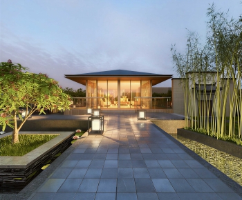New Chinese Style Courtyard/landscape-ID:976450924