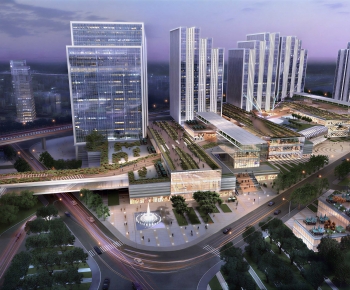 Modern Architectural Bird's-eye View Planning-ID:210927963