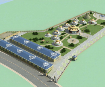 Modern Architectural Bird's-eye View Planning-ID:853238117