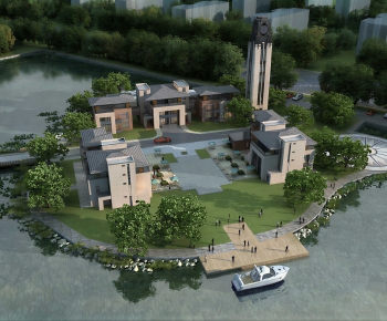 Modern Architectural Bird's-eye View Planning-ID:795281892