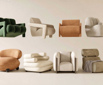 Modern Single Sofa-ID:467247019