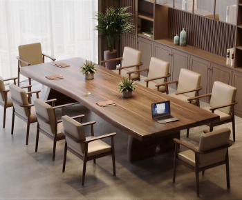 New Chinese Style Conference Table-ID:361792093