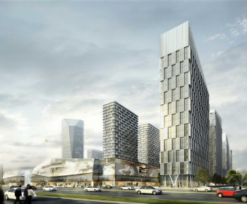Modern Appearance Of Commercial Building-ID:480277068