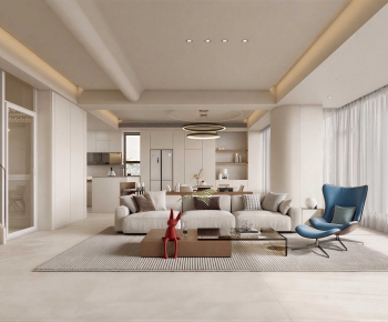 Modern A Living Room-ID:866638909