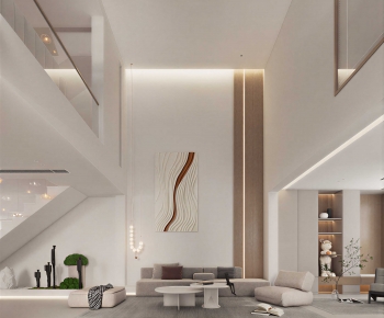 Modern A Living Room-ID:777381907