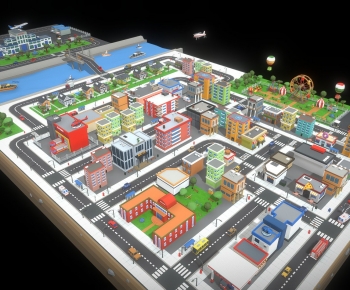 Modern Architectural Bird's-eye View Planning-ID:654855978