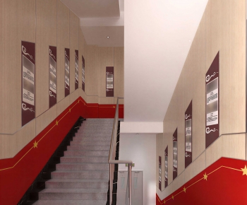 Modern Corridor/elevator Hall-ID:617652893
