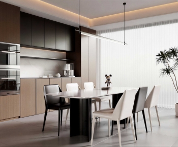 Modern Dining Room-ID:664788019