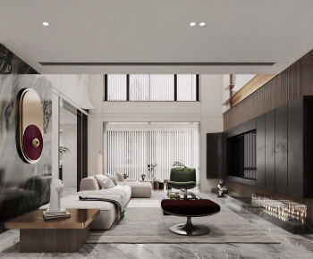 Modern A Living Room-ID:681418901