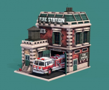 Modern Cartoon House-ID:941442979