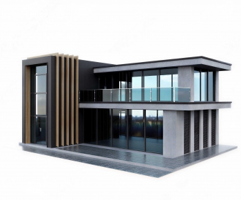 Modern Villa Appearance-ID:484585052