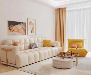 Modern A Living Room-ID:643877037