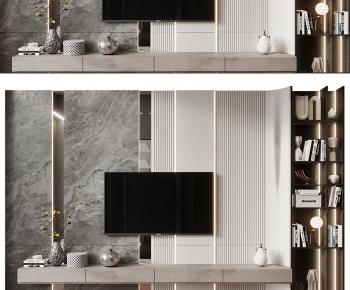 Modern TV Wall-ID:400091895