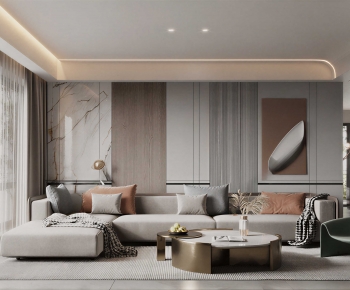 Modern A Living Room-ID:996582986