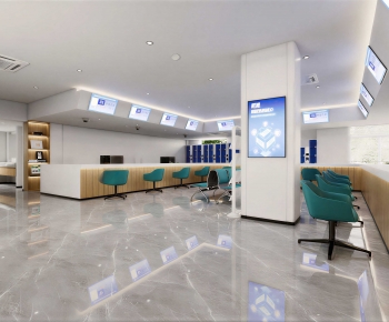 Modern Office Reception Desk-ID:352951053