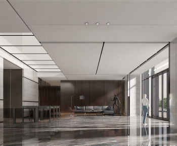 Modern Office Reception Desk-ID:399924997