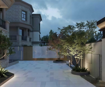 Modern Courtyard/landscape-ID:444281107