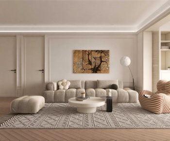 Modern A Living Room-ID:403358945